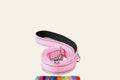 Fiesty Paw Nylon Leash in Pink with Slip Lead Design, highlighting maximum comfort and durability