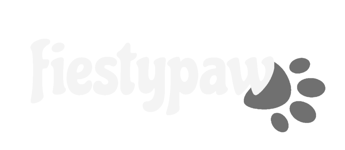 Fiestypawlogo_inChiclefont_white_greypaw